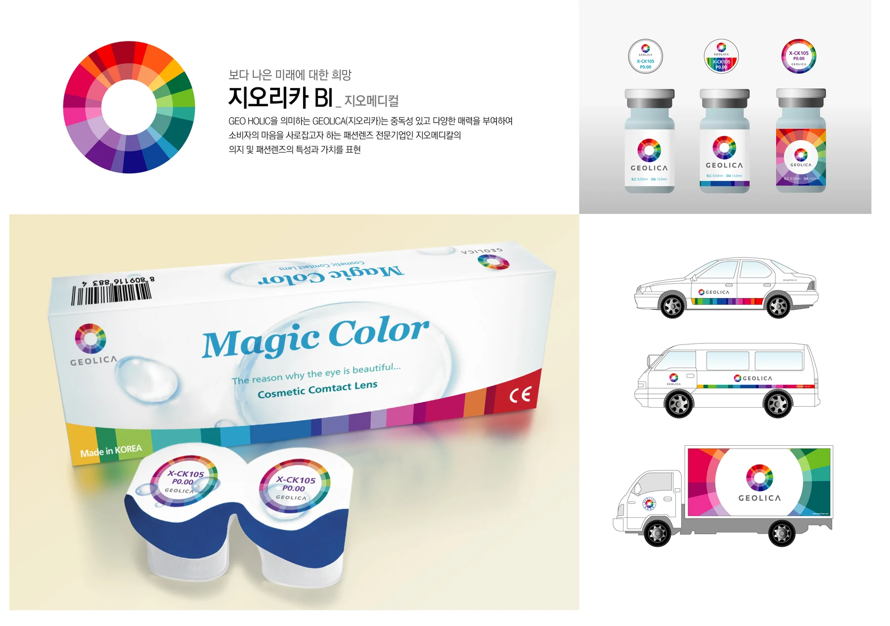 GEOLICA BI — 제품 패키지와 차량 적용