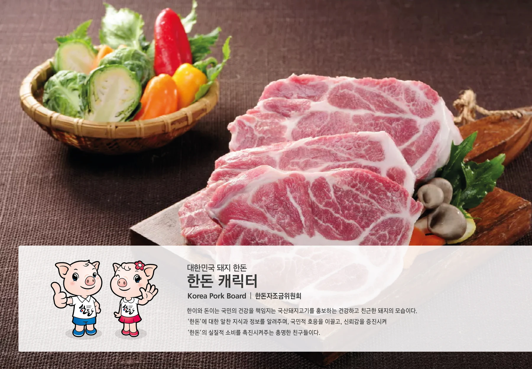 우리돼지 한돈 캐릭터 — 한돈 캐릭터와 브랜드 소개