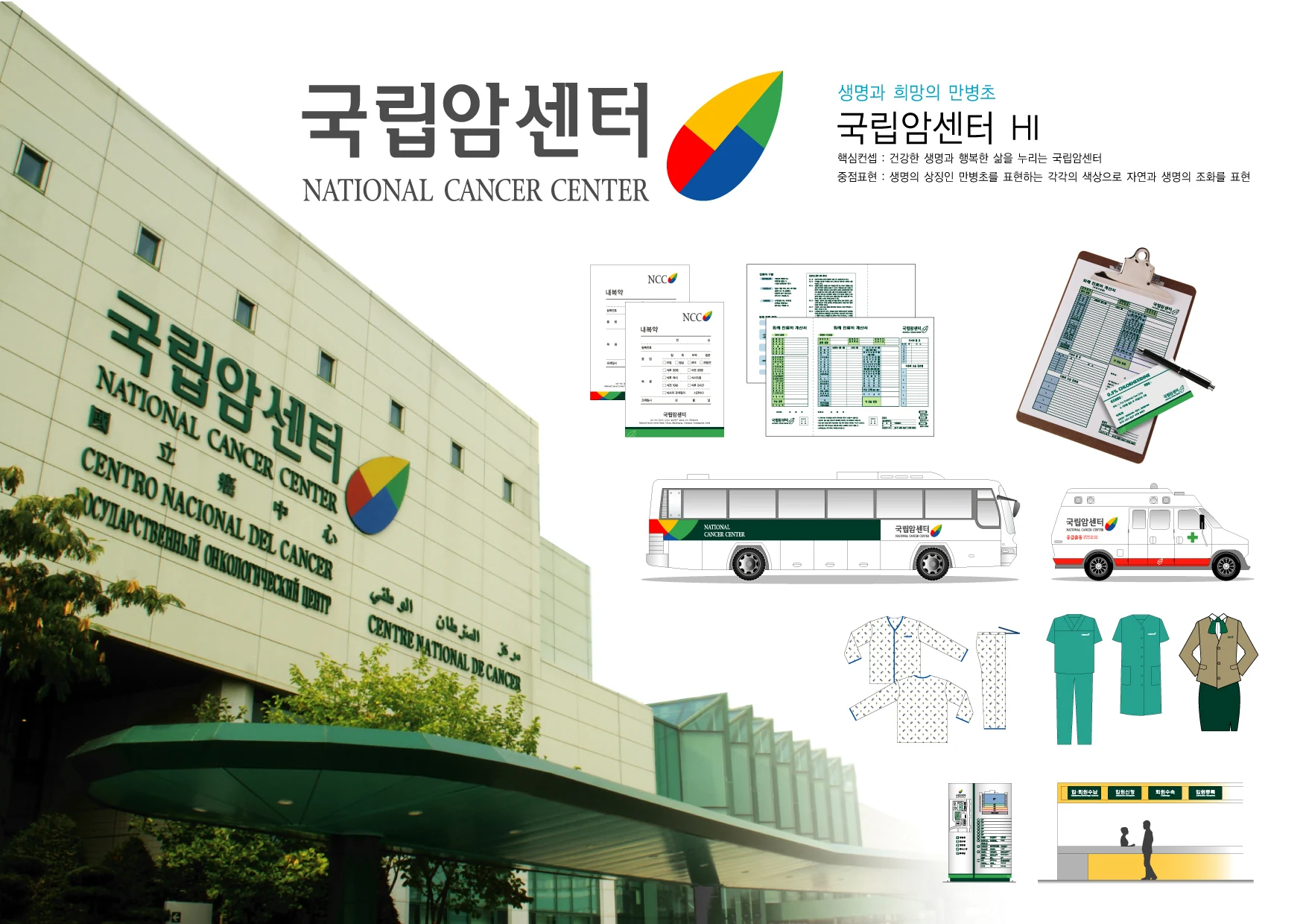 국립암센터 HI — 차량과 안내 사인 체계