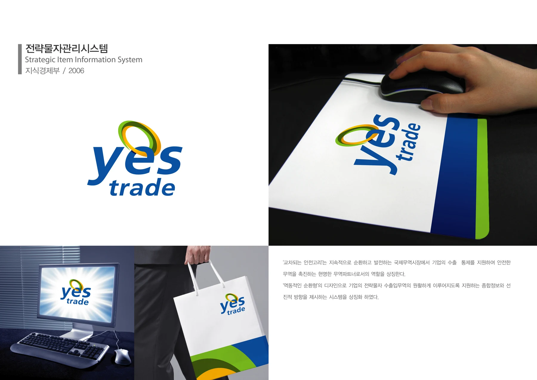 Yestrade BI — 쇼핑백·모바일·디지털 적용