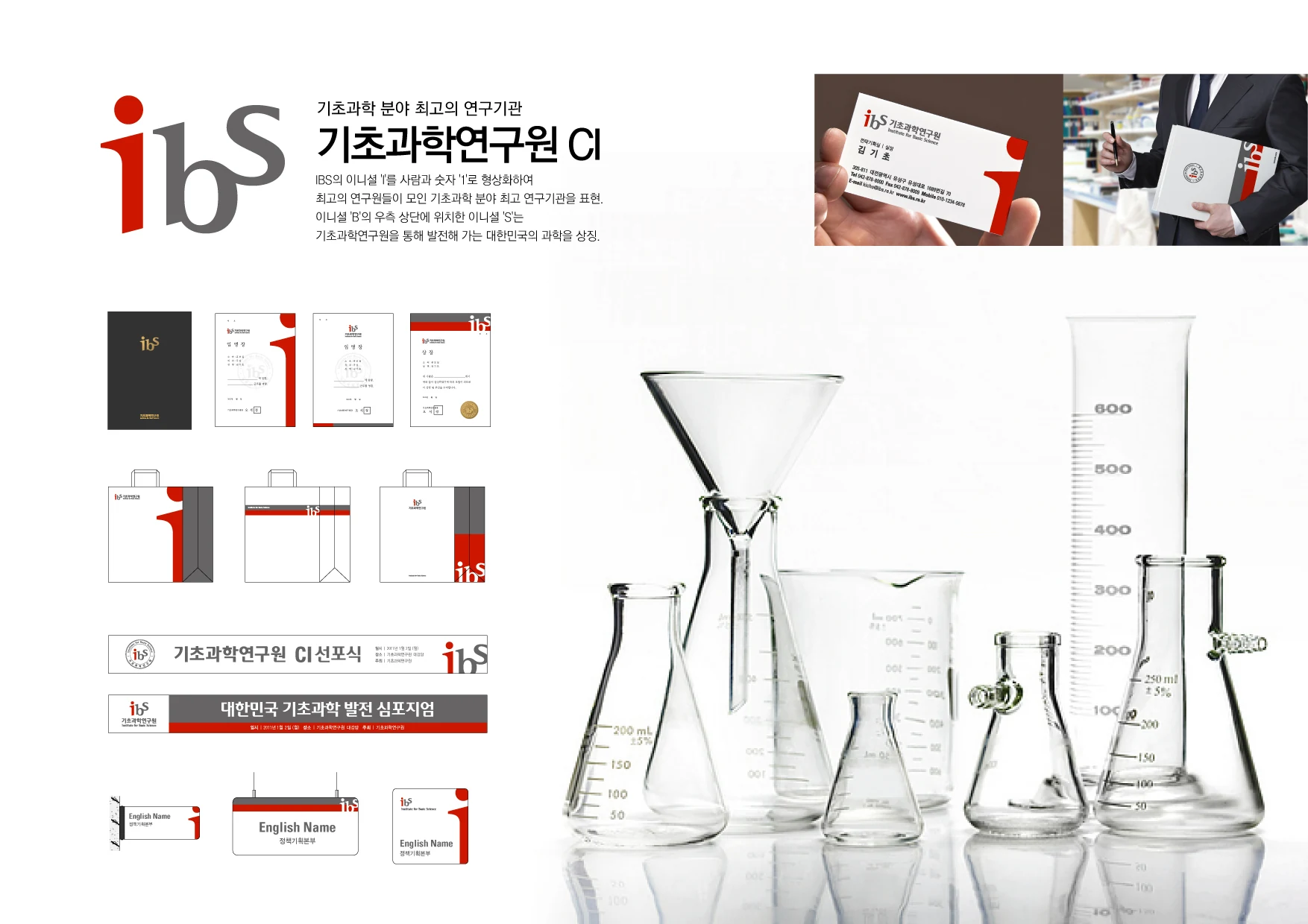 기초과학연구원 IBS — 아이덴티티 적용 보드