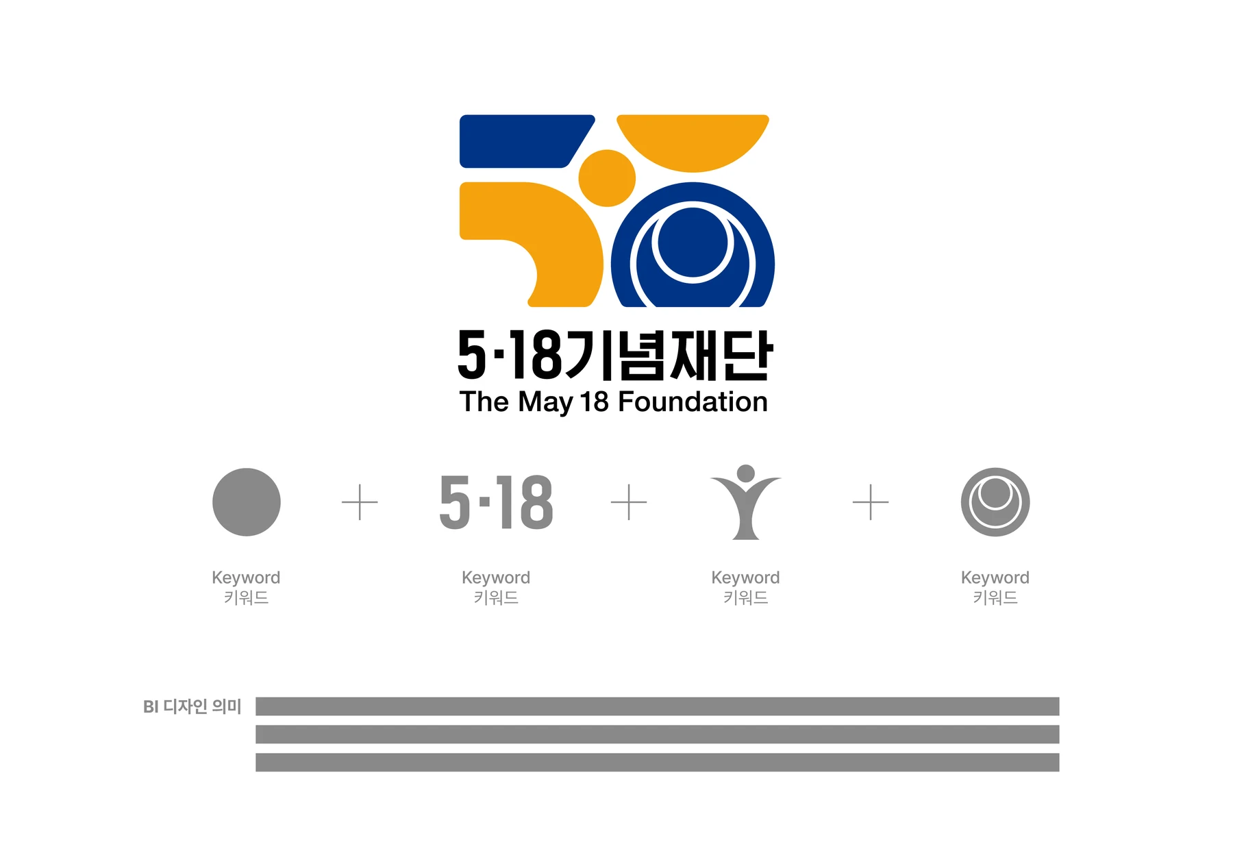 숫자와 사람과 연결을 표현한 CI 디자인 전개
